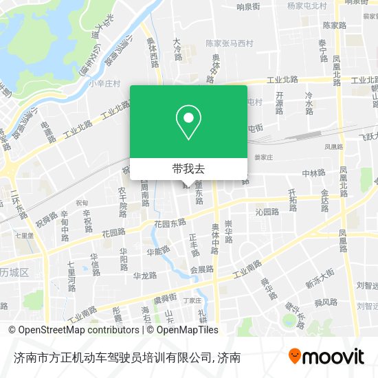 济南市方正机动车驾驶员培训有限公司地图