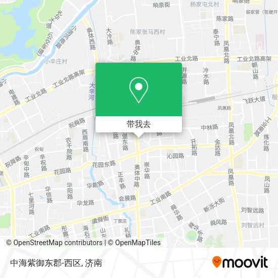 中海紫御东郡-西区地图