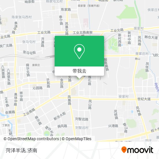 菏泽羊汤地图