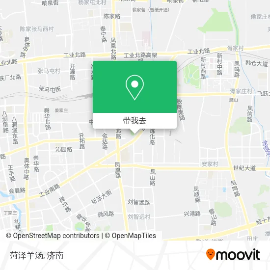 菏泽羊汤地图