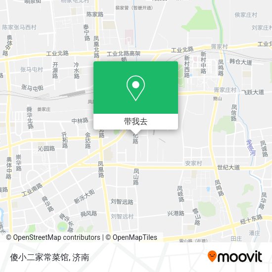 傻小二家常菜馆地图