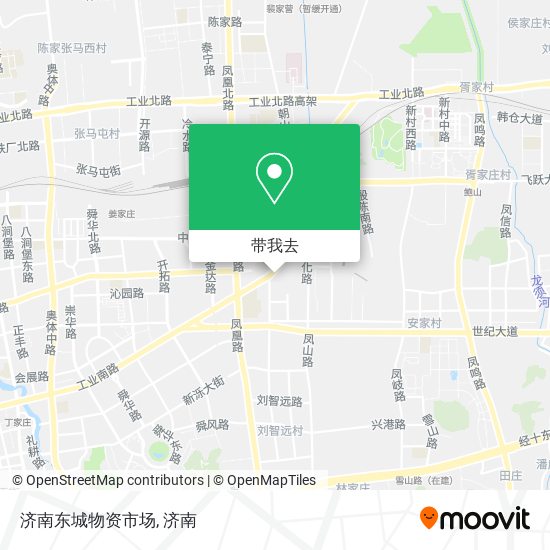 济南东城物资市场地图