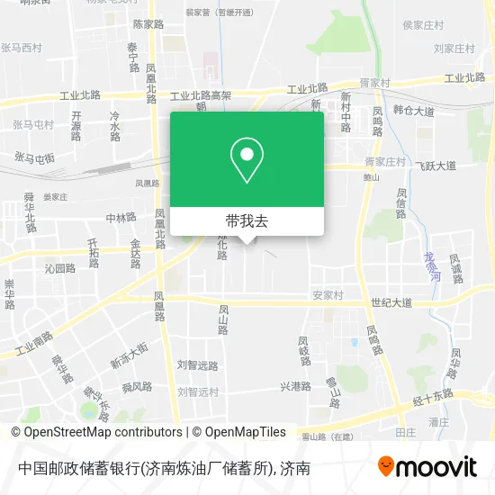 中国邮政储蓄银行(济南炼油厂储蓄所)地图