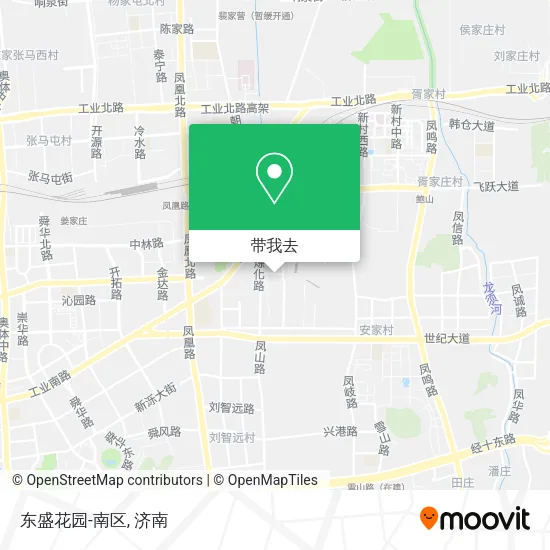 东盛花园-南区地图