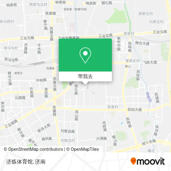 济炼体育馆地图