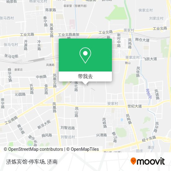 济炼宾馆-停车场地图