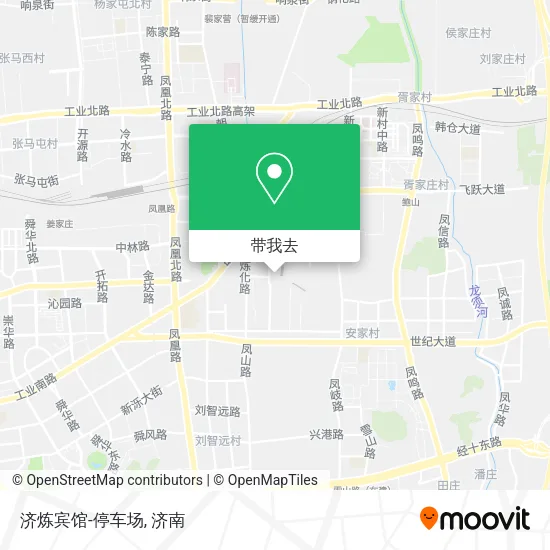 济炼宾馆-停车场地图