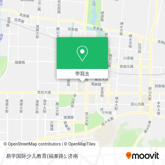 易学国际少儿教育(福泰路)地图