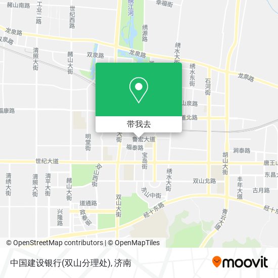 中国建设银行(双山分理处)地图