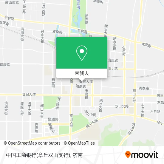 中国工商银行(章丘双山支行)地图