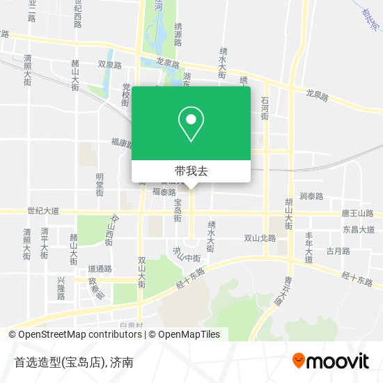 首选造型(宝岛店)地图
