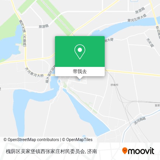 槐荫区吴家堡镇西张家庄村民委员会地图