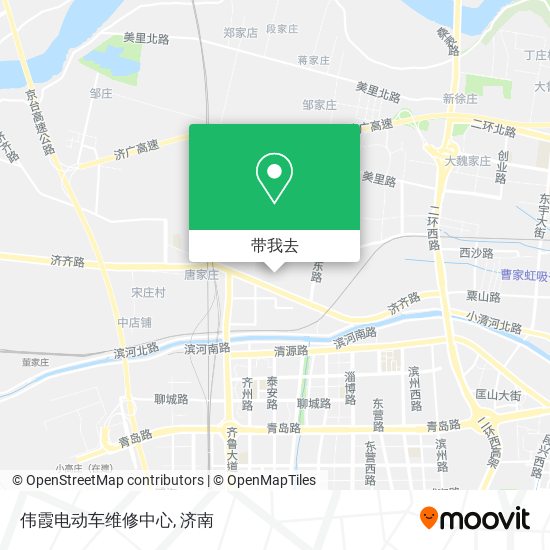 伟霞电动车维修中心地图