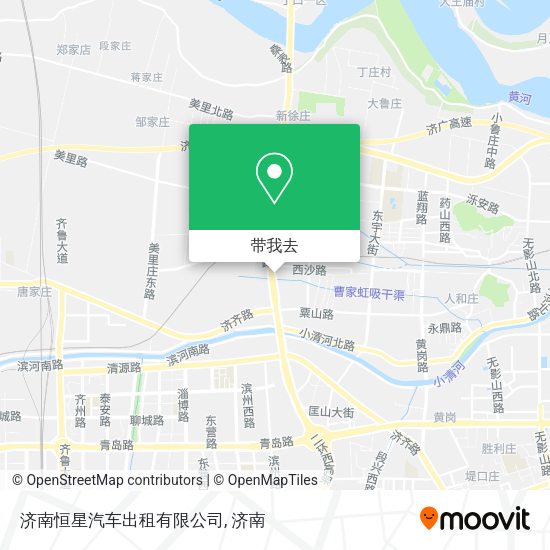 济南恒星汽车出租有限公司地图