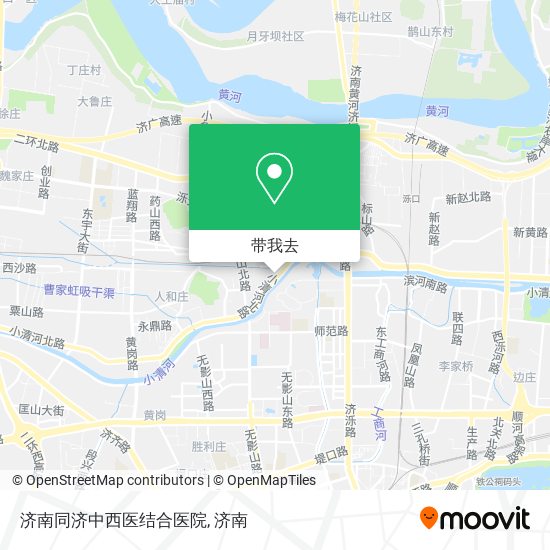 济南同济中西医结合医院地图