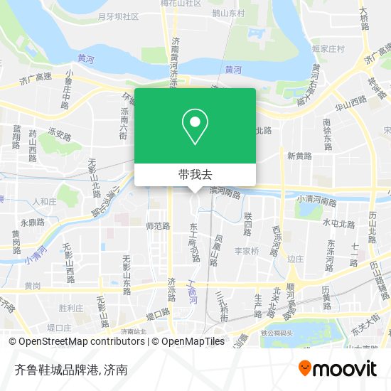 齐鲁鞋城品牌港地图