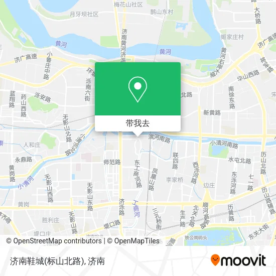 济南鞋城(标山北路)地图