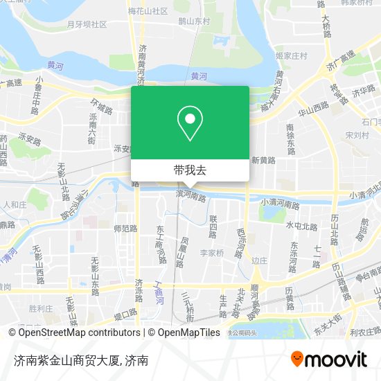 济南紫金山商贸大厦地图