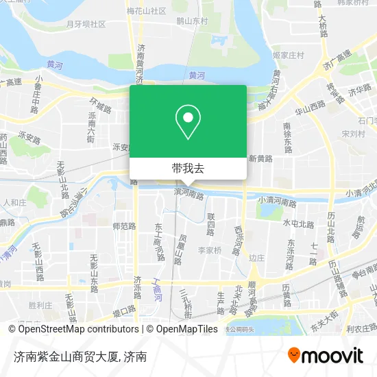 济南紫金山商贸大厦地图
