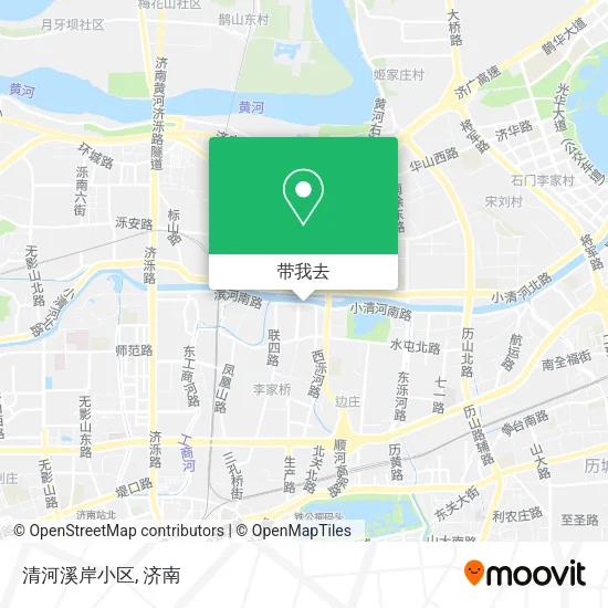 清河溪岸小区地图