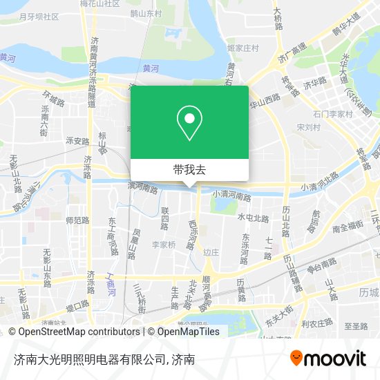 济南大光明照明电器有限公司地图