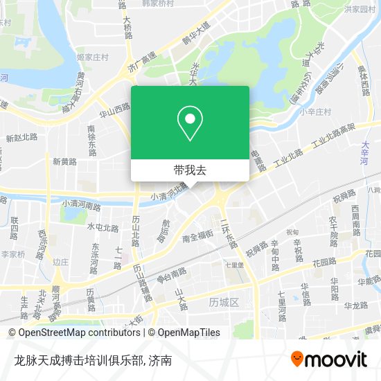 龙脉天成搏击培训俱乐部地图