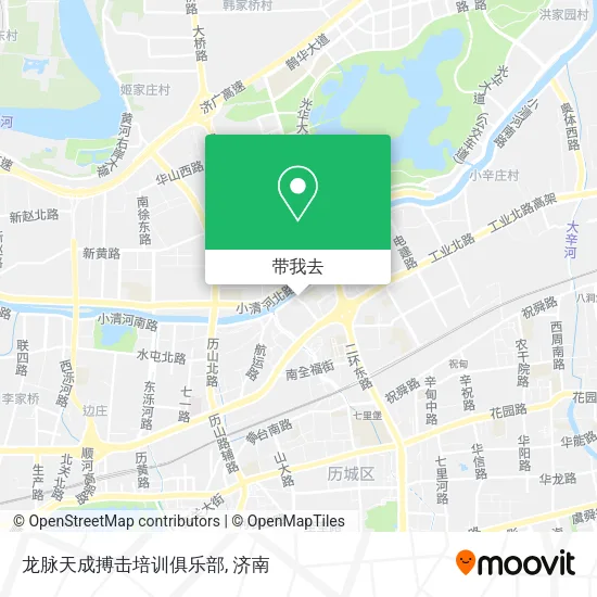 龙脉天成搏击培训俱乐部地图
