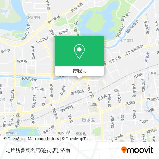 老牌坊鲁菜名店(恣街店)地图