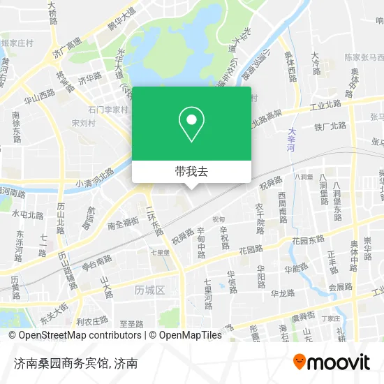 济南桑园商务宾馆地图