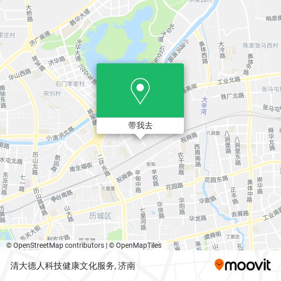 清大德人科技健康文化服务地图