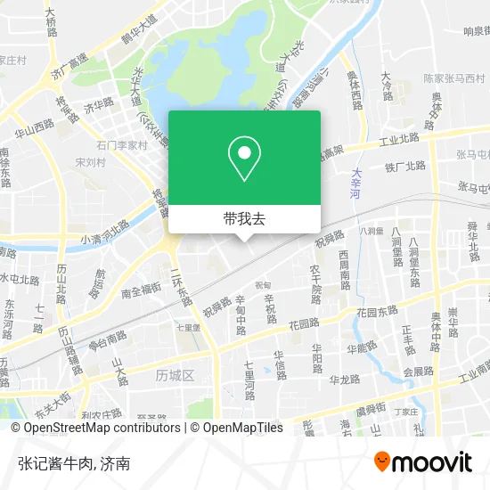 张记酱牛肉地图