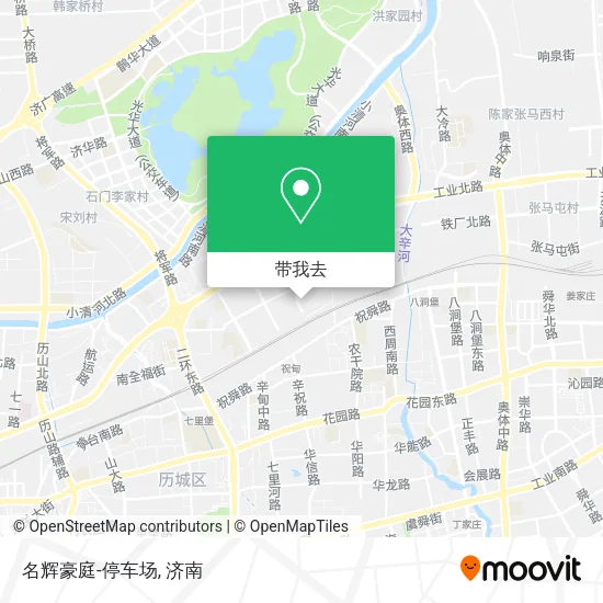 名辉豪庭-停车场地图