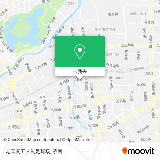 老车间五人制足球场地图