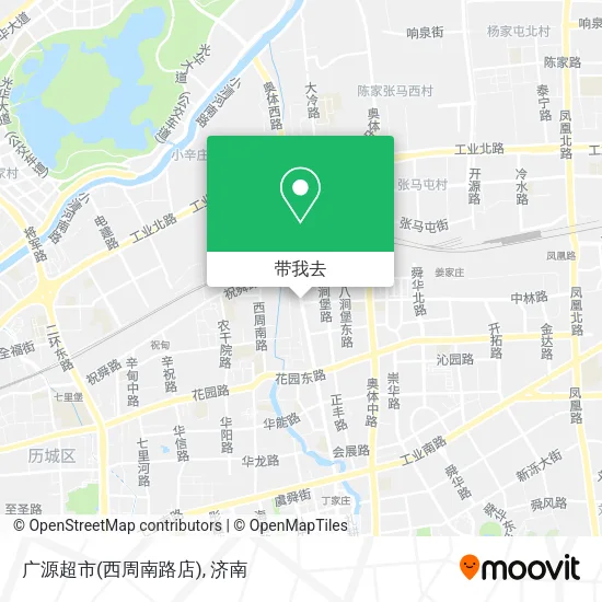 广源超市(西周南路店)地图