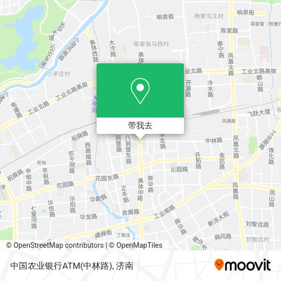 中国农业银行ATM(中林路)地图