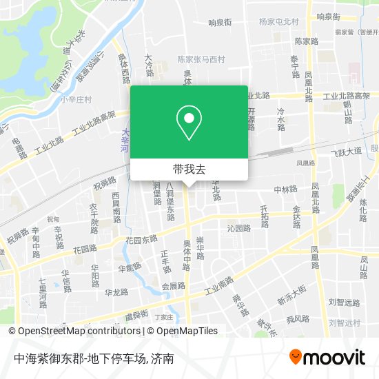 中海紫御东郡-地下停车场地图