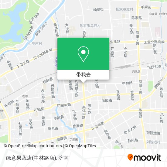 绿意果蔬店(中林路店)地图