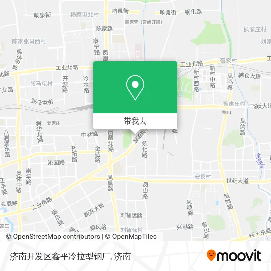 济南开发区鑫平冷拉型钢厂地图