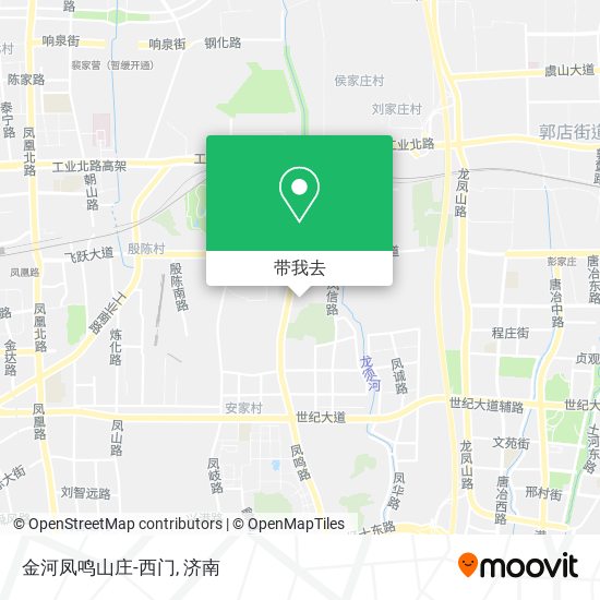 金河凤鸣山庄-西门地图