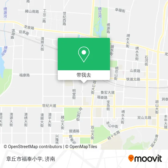 章丘市福泰小学地图