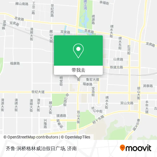 齐鲁·涧桥格林威治假日广场地图