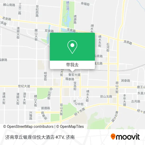 济南章丘银座佳悦大酒店-KTV地图