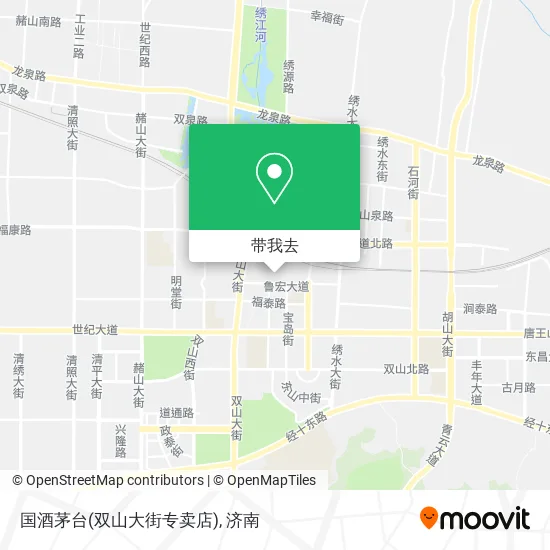 国酒茅台(双山大街专卖店)地图