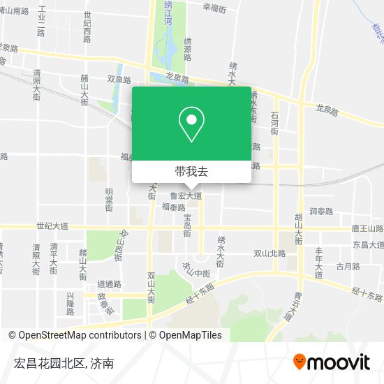 宏昌花园北区地图