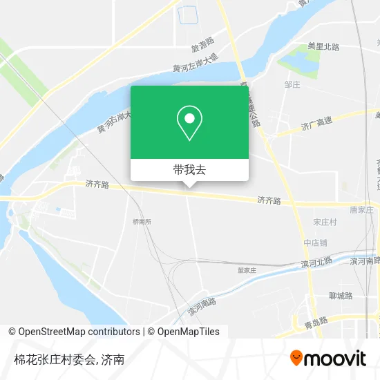 棉花张庄村委会地图