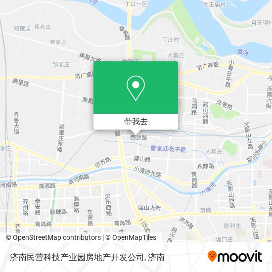 济南民营科技产业园房地产开发公司地图