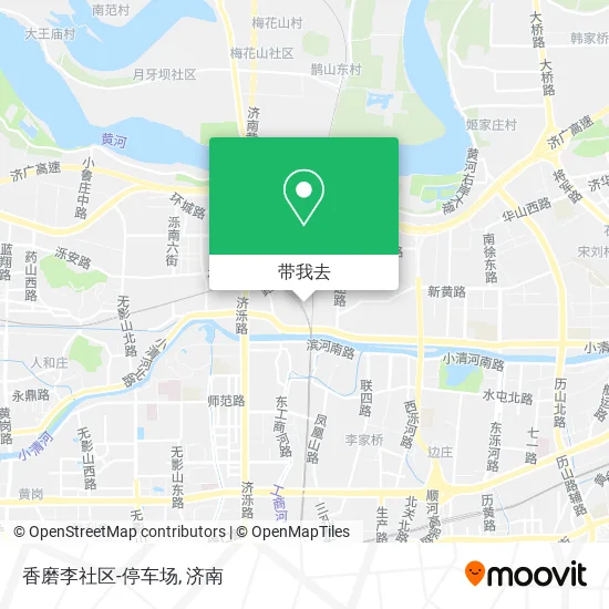 香磨李社区-停车场地图