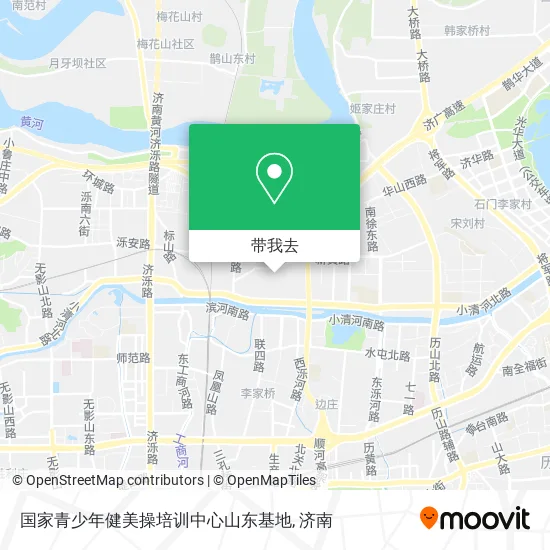 国家青少年健美操培训中心山东基地地图