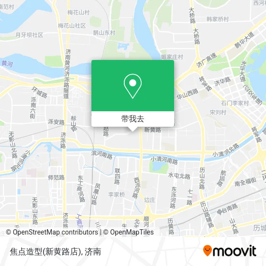 焦点造型(新黄路店)地图