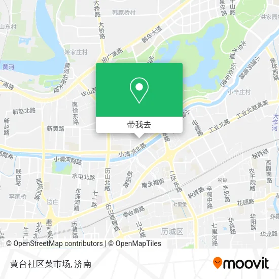 黄台社区菜市场地图